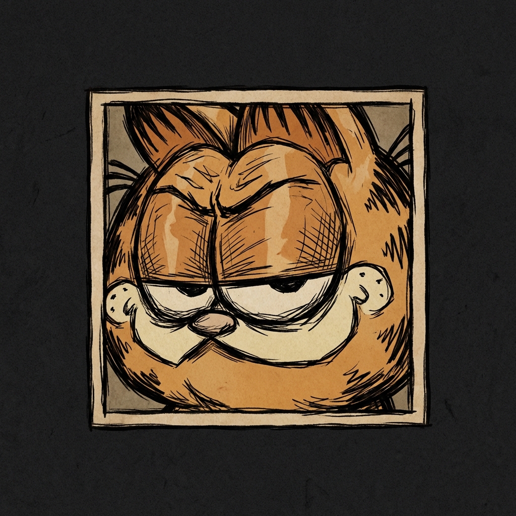 Garfield save screen.